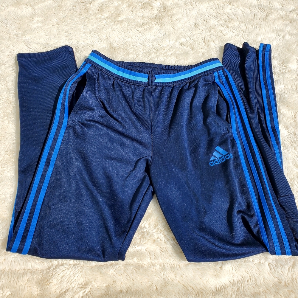 Adidas XL Boys 14-16 Climacool. Blue. Pants. GUC